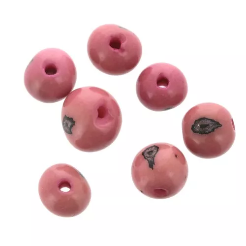 Semillas acai de Brásil 8 mm Rose x 10