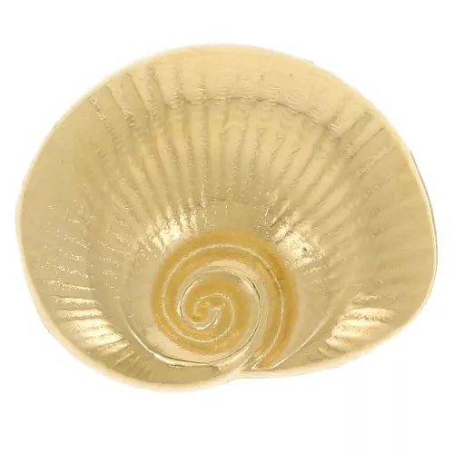 Empujador deslizante de concha 15x12 mm para encaje de 10 mm - Dorado x1