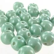 RounDuo 5 mm Opaque Green Ceramic Look x30