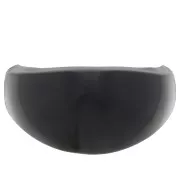 Accessoire pour cheveux - pour chouchou élastique - 52x28 mm en résine - Noir