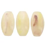 Accesorio para el pelo - para coletero elástico - 52x28 mm en resina - Marfil jaspeado