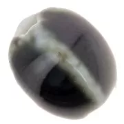 Marrón oscuro - Cuentas ovaladas de cerámica 13x9 mm - Marrón oscuro jaspeado x10 Cuentas ovaladas de cerámica 13x9 mm - Marrón oscuro jaspeado x10