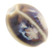 Cuentas ovaladas de cerámica 13x9 mm - Marrón - Azul - Beige marblex10|raw }}