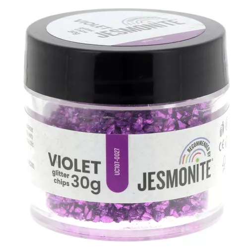 Crujientes de purpurina - Jesmonite - Violeta x30g