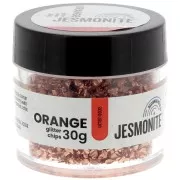Glitter Chips in a Bottle - Jesmonite - Naranja x30g