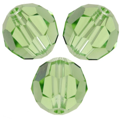 Cuenta redonda PureCrystal 5000 8 mm - Reinvented Peridot x1