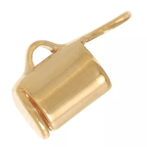 Punta para tejer para cuentas de rocalla Miyuki y Delica 5 mm - 3 micras chapada en oro x1