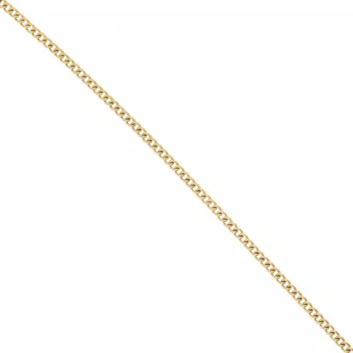Cadena de malla Rombo 2,9 mm - Acero inoxidable 316L dorado x50cm