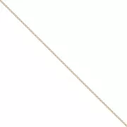 Cadena de malla Rombo 1,5 mm - Acero inoxidable 316L dorado x50cm