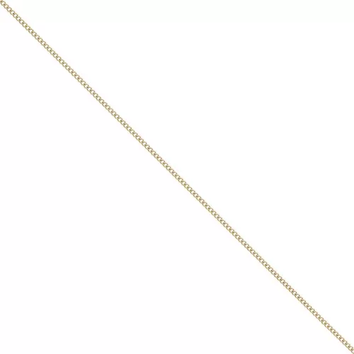 Cadena de malla Rombo 1,5 mm - Acero inoxidable 316L dorado x50cm