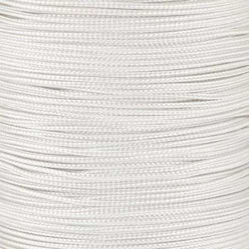Trenza de seda de 0,8 mm - Blanca x1m