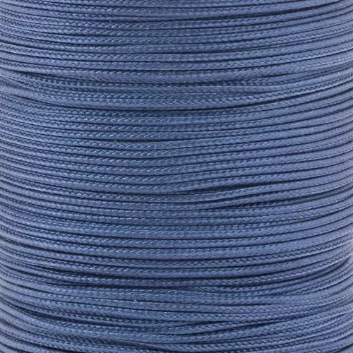 Trenza de seda de 0,8 mm - Azul oscuro x1m