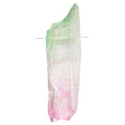 Colgante Punta de Cuarzo Tintado 15 - 25 mm - Tie and Dye - Verde - Rosa x1|raw }}