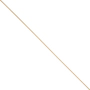 Cadena de malla serpentina de 1,2 mm - Acero inoxidable 316L dorado x50cm|raw }}