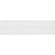 Cinta elástica plana 16 mm - Plateado brillo x1m