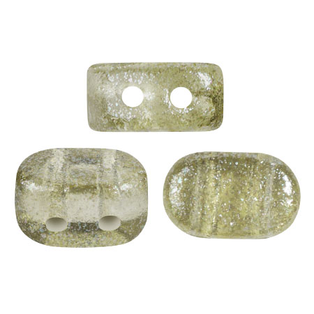 Cuentas de cristal Lipsi® de Puca® 4x6 mm - Candy Green Tea x10g