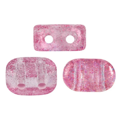 Cuentas de cristal Lipsi® de Puca® 4x6 mm - Candy Rose x10g