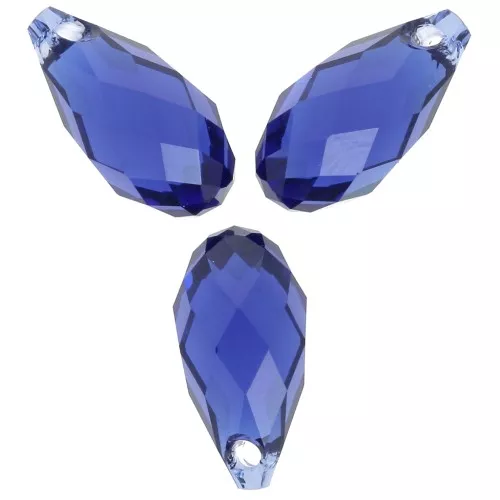 PureCrystal 6010 11x5,5 mm Gotas - Reinvented Dark Sapphire x4