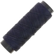 Slam Cord hilo plano de poliéster encerado para micro macramé 0,6 mm - Azul noche x100m
