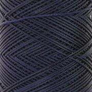 Slam Cord hilo plano de poliéster encerado para micro macramé 0,6 mm - Azul noche x100m