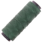 Slam Cord hilo plano de poliéster encerado para micro macramé 0,8 mm - Verde oscuro x100m|raw }}