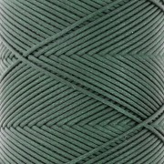 Slam Cord hilo plano de poliéster encerado para micro macramé 0,8 mm - Verde oscuro x100m