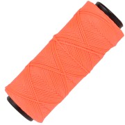 Hilo plano de poliéster encerado - Slam Cord para micro macramé 1 mm - Naranja fluorescente x100m|raw }}