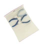 Kit de 3 pinzas dentro una carpeta de Transporte Perles & Co Rosa x1