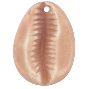 Colgante de resina Gauri 22x16 mm - Marrón claro x1