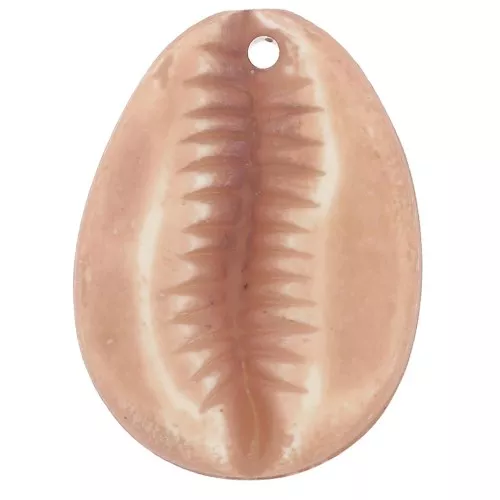 Colgante de resina Gauri 22x16 mm - Marrón claro x1