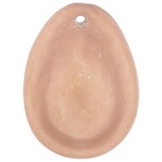 Colgante de resina Gauri 22x16 mm - Marrón claro x1