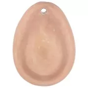 Colgante de resina Gauri 22x16 mm - Marrón claro x1