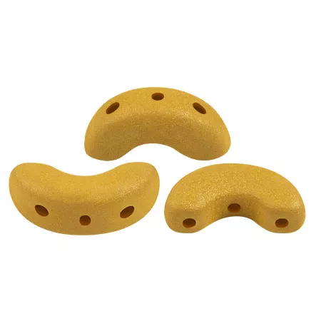 Cuentas de cristal Arcos® de Puca® 5x10 mm - Trendy Mostaza Mate x10g
