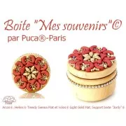 Cuentas de cristal Arcos® de Puca® 5x10 mm - Trendy Mostaza Mate x10g