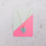 Paquete de 10 tarjetas de joyería 9x6 cm - Motivo gráfico - Verde claro - Verde