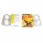 Huevos a decorar 6 cm Blanc x12