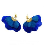 Plumas 6 cm Bleu Pétrole x3gr