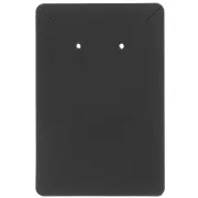 Lote de 30 tarjetas portajoyas 9x6 cm pendientes y collares - Negro