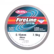 Hilo Fireline nilón trenzado 0.15 mm (8LB) Crystal x46 m