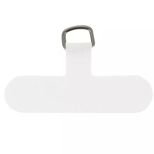 Clip de tela para teléfono 35x59 mm - Forma de T - Blanco x1