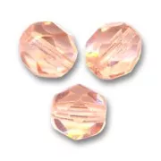 Facetadas 6 mm Rosalina/Peach  x25
