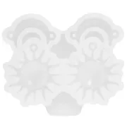 Molde de silicona para hacer colgantes de luna y solx1