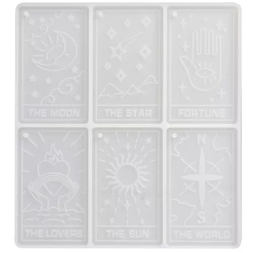 Molde de silicona para cartas de tarot - 70x40 mm x1