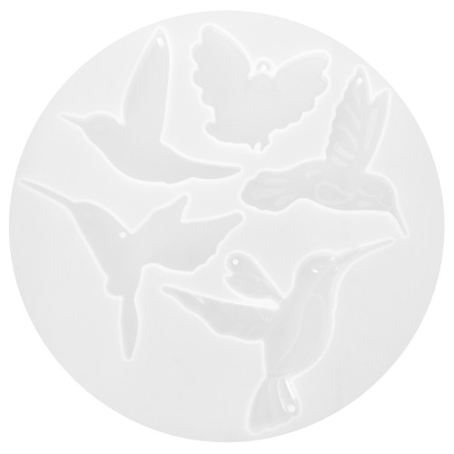Molde de silicona para hacer colgantes de pájaros x1