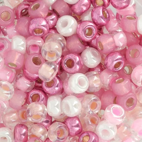 Miyuki Rocalla Mix 6/0 - Fiesta Rosa x8g