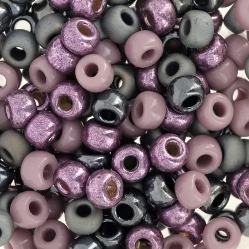 Miyuki Rocalla Mix 6/0 - Morado oscuro x8g