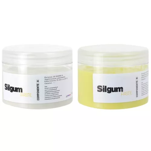 Silgum Pasta para moldear en silicona (500gr+500gr) x1