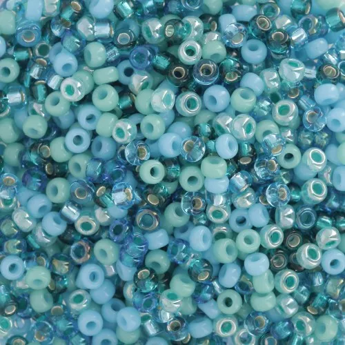 Miyuki Rocalla Mix 11/0 - Laguna Azul x8g