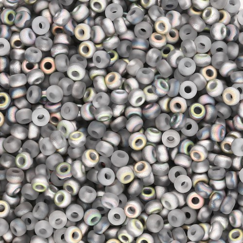 Rocalla Miyuki 11/0 4557 - Crystal Vitrail Mat