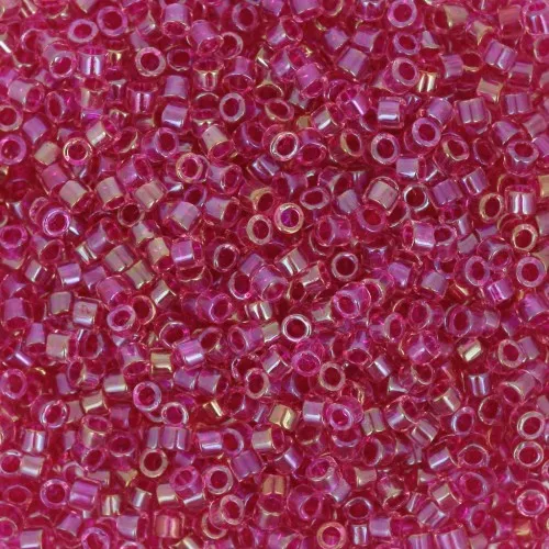 Miyuki Delica 11/0 DB1743 - Cristal AB Hot Pink Forrado x8g